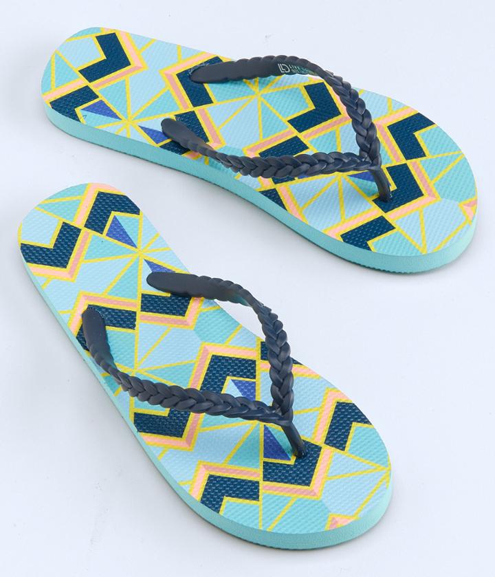 Aeropostale Aeropostale Lld Geo Print Flip-flop - Light Aqua, 6