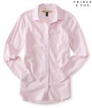 Aeropostale Prince & Fox Solid Oxford Button Down