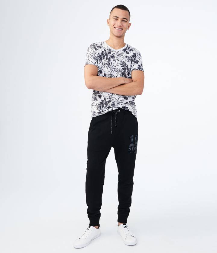 Aeropostale Aeropostale 1987 Aero Jogger Sweatpants - Black, Xsmall