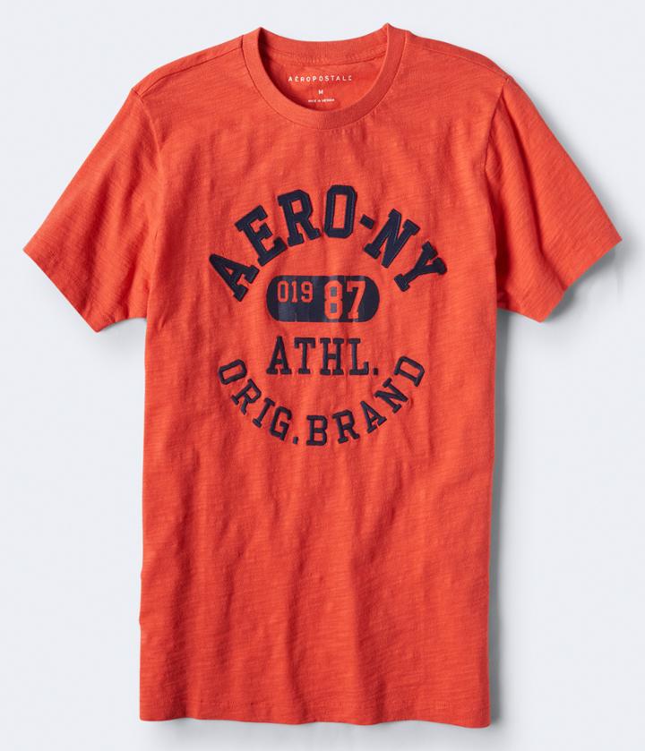 Aeropostale Aeropostale Aero-ny Athletic Graphic Tee - Baked Peach, Xsmall