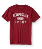 Aeropostale Aeropostale Ny 1987 Graphic Tee - Dark Red, Xsmall