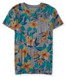 Aeropostale Floral Print Pocket Graphic T