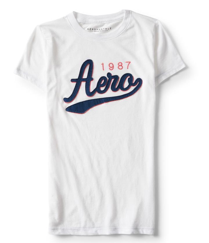 Aeropostale Aeropostale 1987 Aero Graphic Tee - Bleach, Xsmall