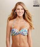 Aeropostale Neon Geometric Twist Bandeau