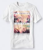 Aeropostale Aeropostale La Concert Crowd Graphic Tee - Bleach, Xsmall