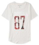 Aeropostale Aero 87 Plaid Graphic T