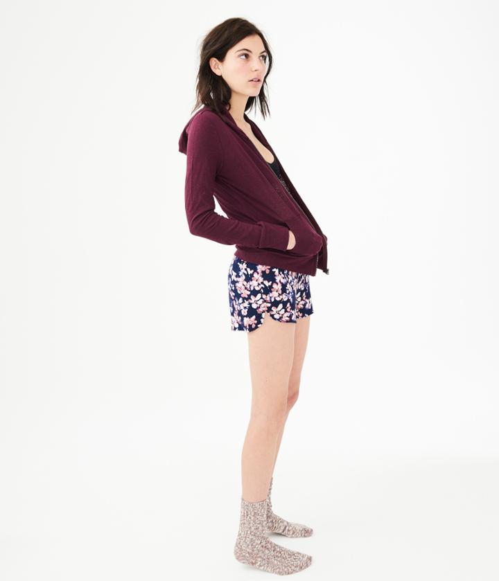Aeropostale Aeropostale Lld Floral Sleep Shorts - Navy, Xxsmall