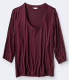 Aeropostale Aeropostale 3/4 Sleeve Slouchy Dolman Tee - Dark Red, Xsmall