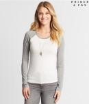 Aeropostale Prince & Fox Solid Baby Baseball Tee
