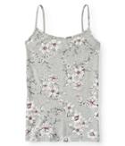Aeropostale Aeropostale Flower Branch Basic Cami - Light Heather Grey, Xsmall