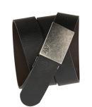 Aeropostale Reversible Leather Plaque Belt