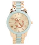 Aeropostale Metal Anchor Boyfriend Watch