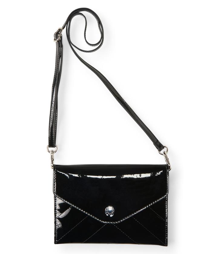 Aeropostale Aeropostale Flap Pouch Crossbody Bag - Black