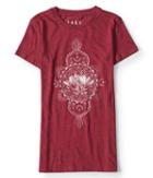 Aeropostale Aeropostale Free State Lotus Blossom Graphic Tee - Red Dare, Xsmall