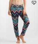 Aeropostale Lld Chevron Kaleidoscope Soft Drape Pants