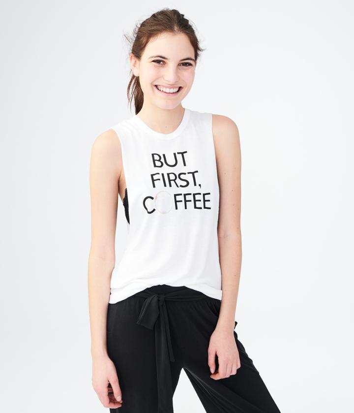 Aeropostale Aeropostale Lld Coffee Muscle Tank - Bleach, Xsmall