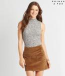Aeropostale Prince & Fox Box Pleat Corduroy Skirt