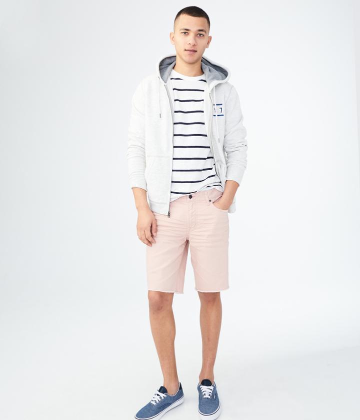 Aeropostale Aeropostale Pink Wash Reflex Denim Cut-off Shorts - Clean Pink, 27