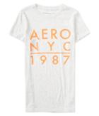 Aeropostale Aeropostale Aero Nyc 1987 Graphic Tee - Lightest Heather Grey, Xsmall
