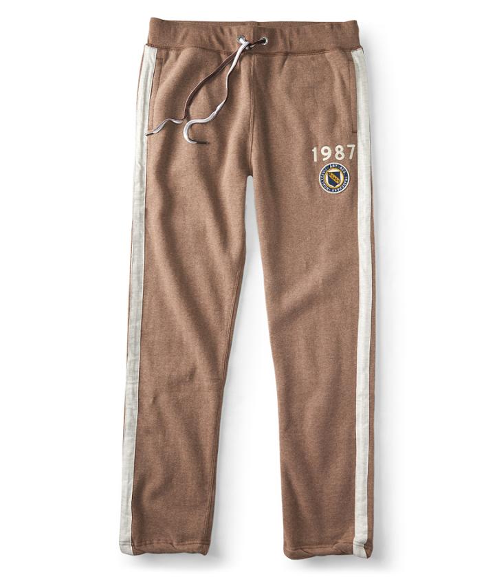 Aeropostale Aeropostale Aero Patch Stripe Slim Sweatpants - Thorough Bred, Xsmall
