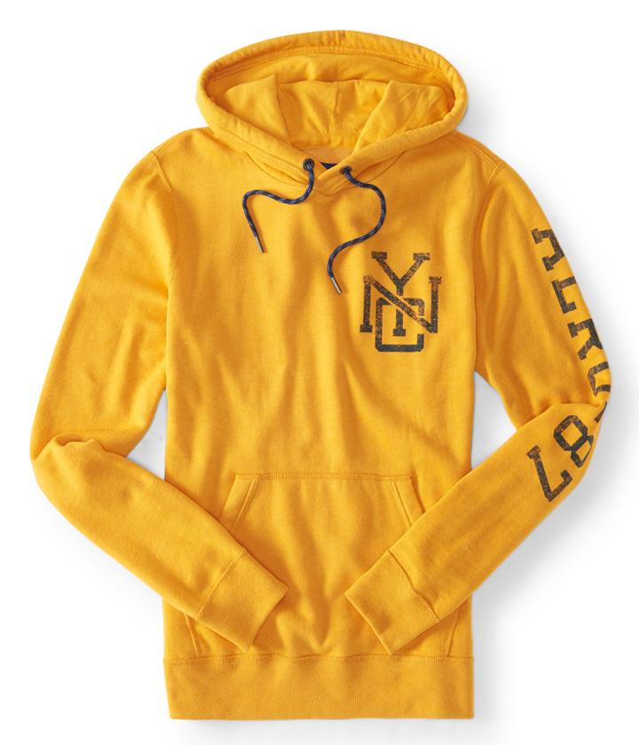 Aeropostale Aeropostale Aero Nyc Pullover Hoodie - Golden Glow, Xsmall