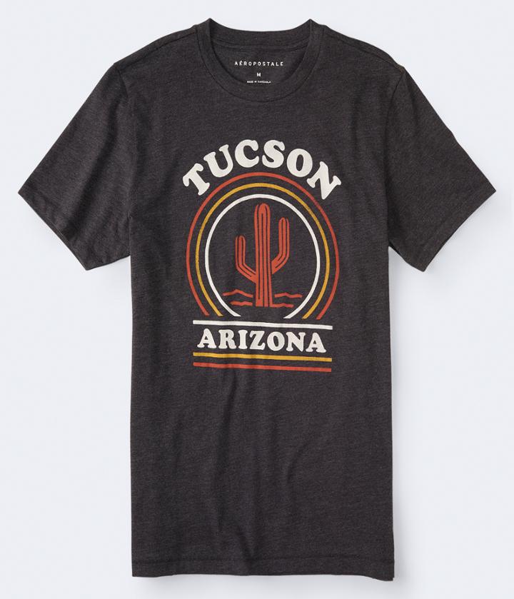 Aeropostale Aeropostale Tucson Arizona Graphic Tee - Charcoal Heather, Xsmall