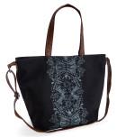 Aeropostale Illustrated Floral Tote