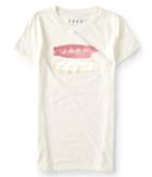 Aeropostale Aeropostale Free State Snow Daze Graphic Tee - Floral White, Xsmall