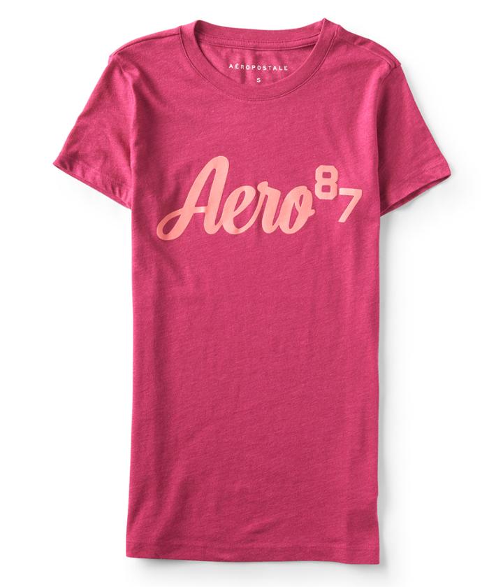 Aeropostale Aeropostale Aero 87 Graphic T - Mesa Rose, Xsmall
