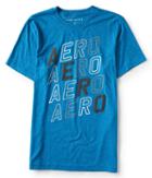 Aeropostale Aeropostale Repeating Logo Graphic Tee - Rain Wash, Xsmall