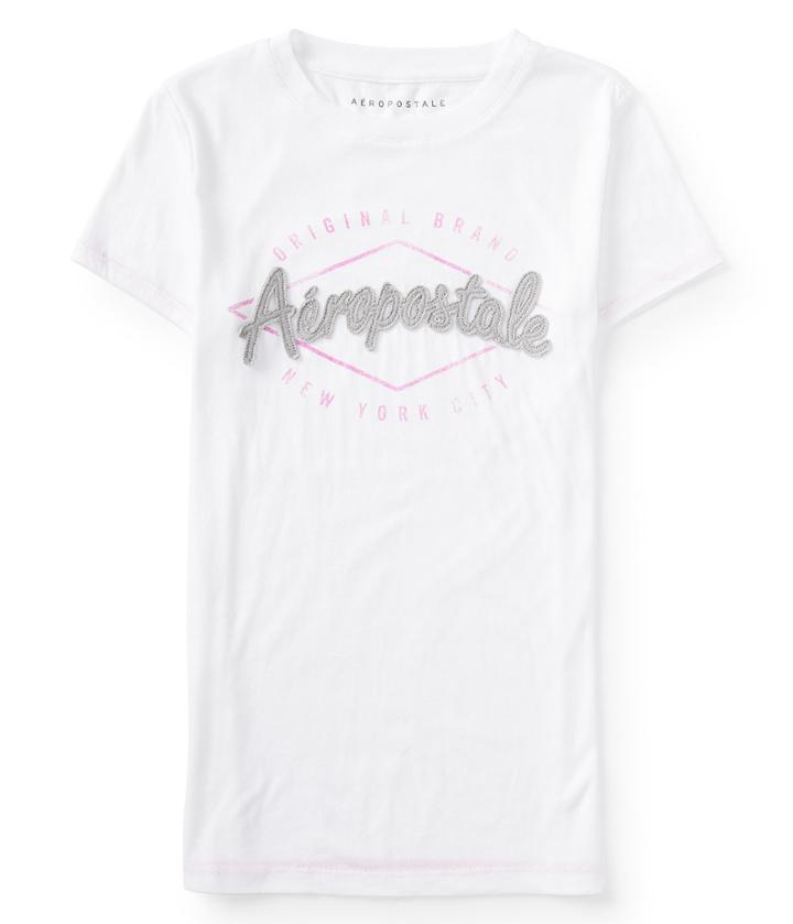 Aeropostale Aropostale Diamond Graphic Tee - Bleach, Xsmall