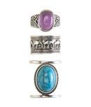 Aeropostale Turquoise Ring 3-pack