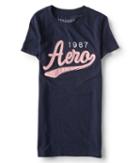 Aeropostale Aeropostale 1987 Aero Graphic Tee - Classic Navy, Xsmall