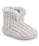 Aeropostale Aeropostale Metallic Knit Bootie - Grey, Small
