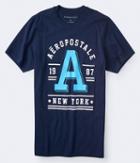 Aeropostale Aeropostale 1987 Graphic Tee - Black, Small