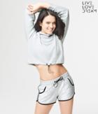 Aeropostale Aeropostale Lld Metallic Dolphin Shorts - Silver, Xsmall