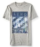 Aeropostale Aeropostale Aero Ny 87 Graphic Tee - Light Heather Grey, Xsmall