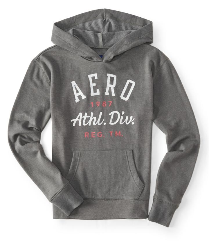 Aeropostale Aeropostale Aero Athl Div Pullover Hoodie - Pipe Grey, Xsmall