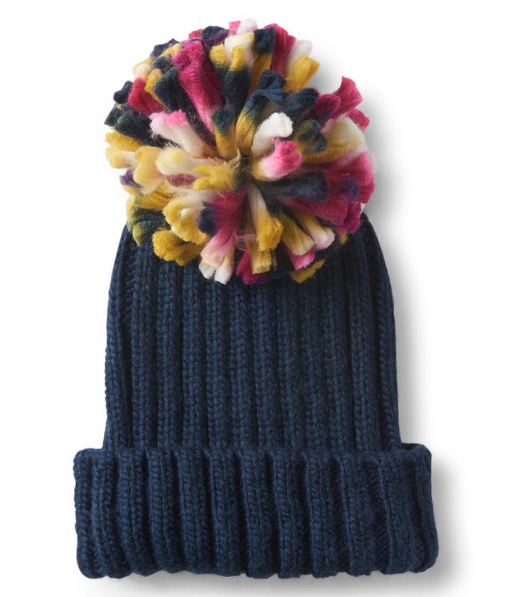 Aeropostale Aeropostale Free State Oversized Pom Hat - Navy