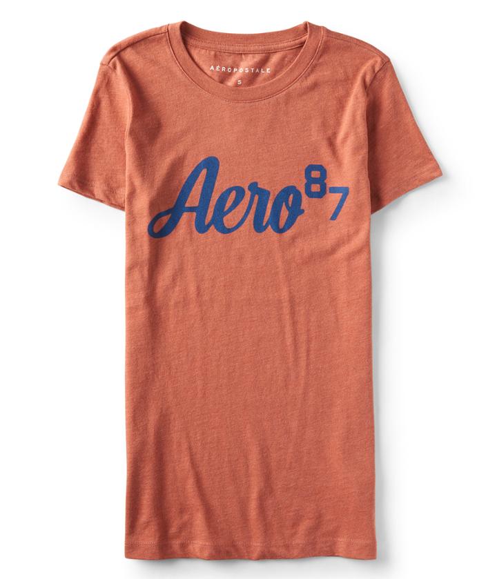 Aeropostale Aeropostale Aero 87 Graphic T - Chestnut, Xsmall