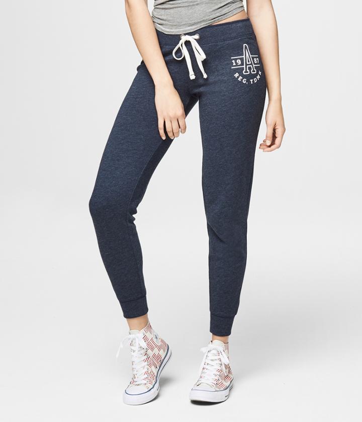 Aeropostale Aeropostale 19a87 Trademark Jogger Sweatpants - Classic Navy, Xxlarge