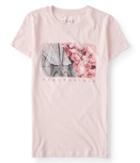 Aeropostale Aeropostale Free State Floral Bridge Graphic Tee - Light Ping, Xsmall