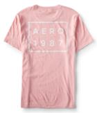 Aeropostale Aeropostale Aero 1987 Box Graphic T - Quartz Pink, Xsmall