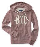 Aeropostale Nyc Herringbone Popover Hoodie