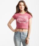 Aeropostale Standard Issue Crop Baby Tee