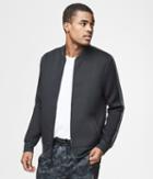 Aeropostale Aeropostale Stretch Neoprene Bomber Jacket - Black, Small
