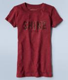 Aeropostale Aeropostale Shine Bright Graphic Tee - Red, Xsmall