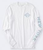 Aeropostale Aeropostale Long Sleeve Aero New York Graphic Tee - Bleach, Small