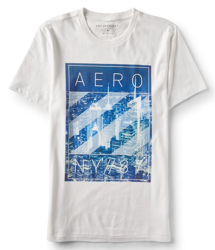 Aeropostale Aeropostale Aero Ny 87 Graphic Tee - Bleach, Xsmall
