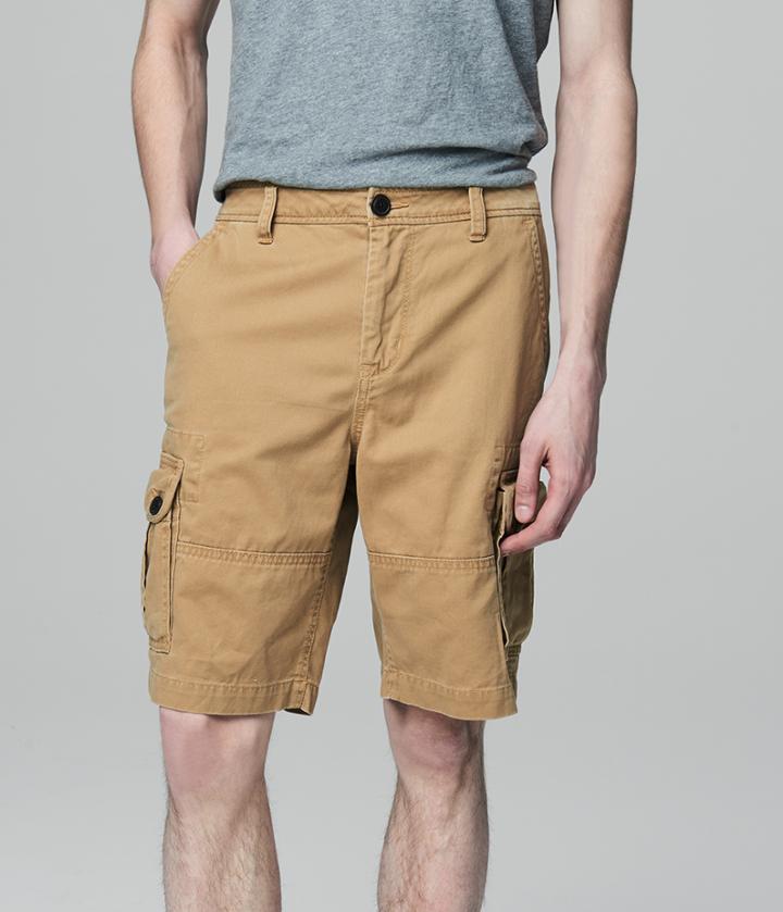 Aeropostale Aeropostale Classic Twill Cargo Shorts - Golden Tan, 27